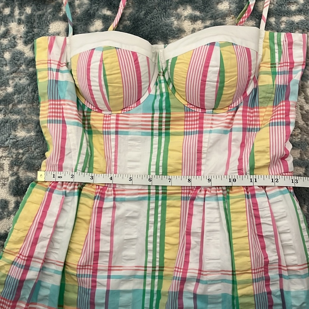 Lilly Pulitzer Georgie Dress Madras Plaid Sun Dress - Picture 11 of 15